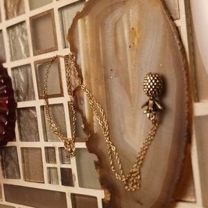 Pinapple Goldtone necklace